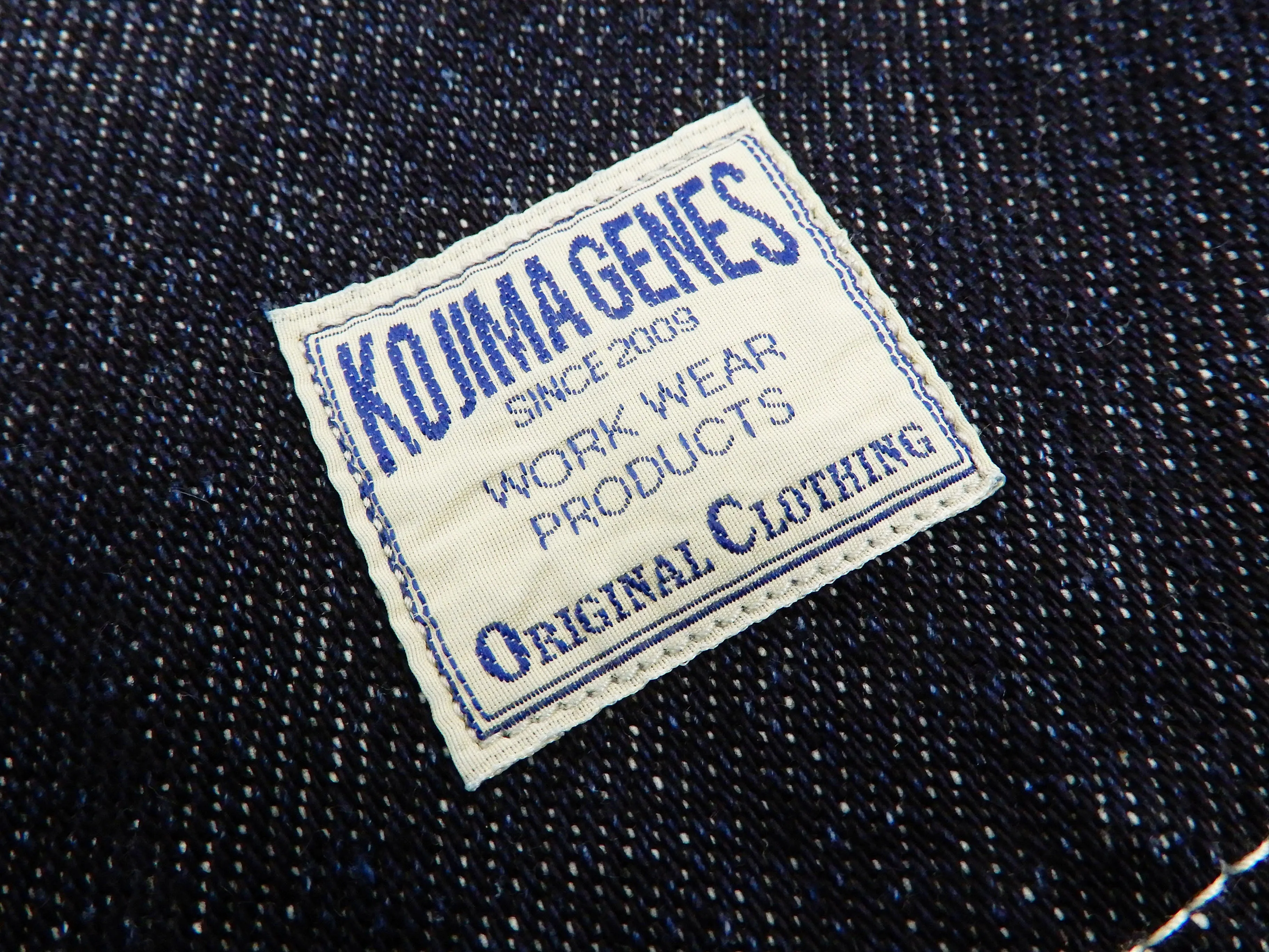 Kojima Genes Overalls Men's Casual 21 oz. Ultra Heavy Indigo Denim Bib Overall RNB-1321 rnb1321