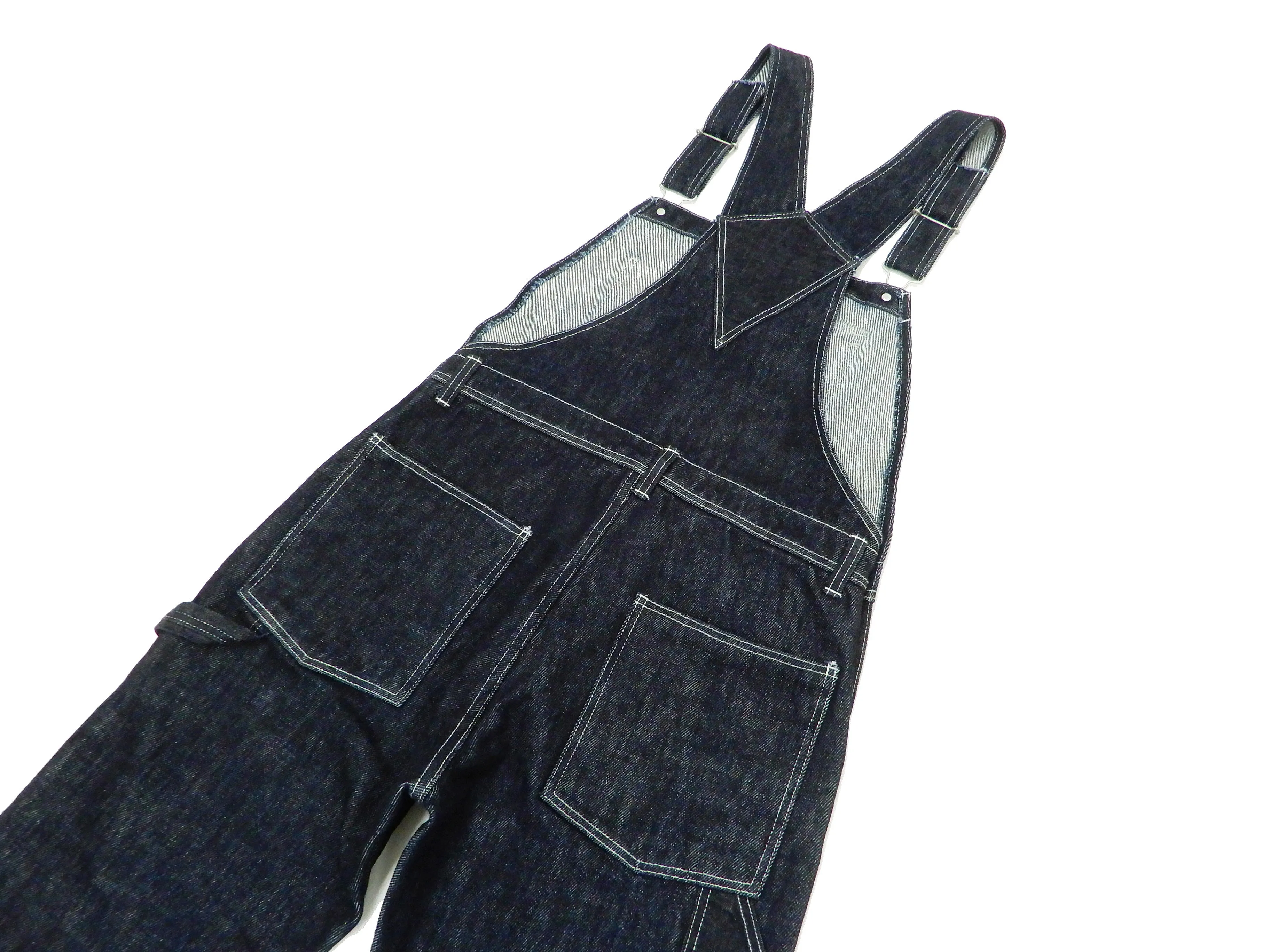Kojima Genes Overalls Men's Casual 21 oz. Ultra Heavy Indigo Denim Bib Overall RNB-1321 rnb1321