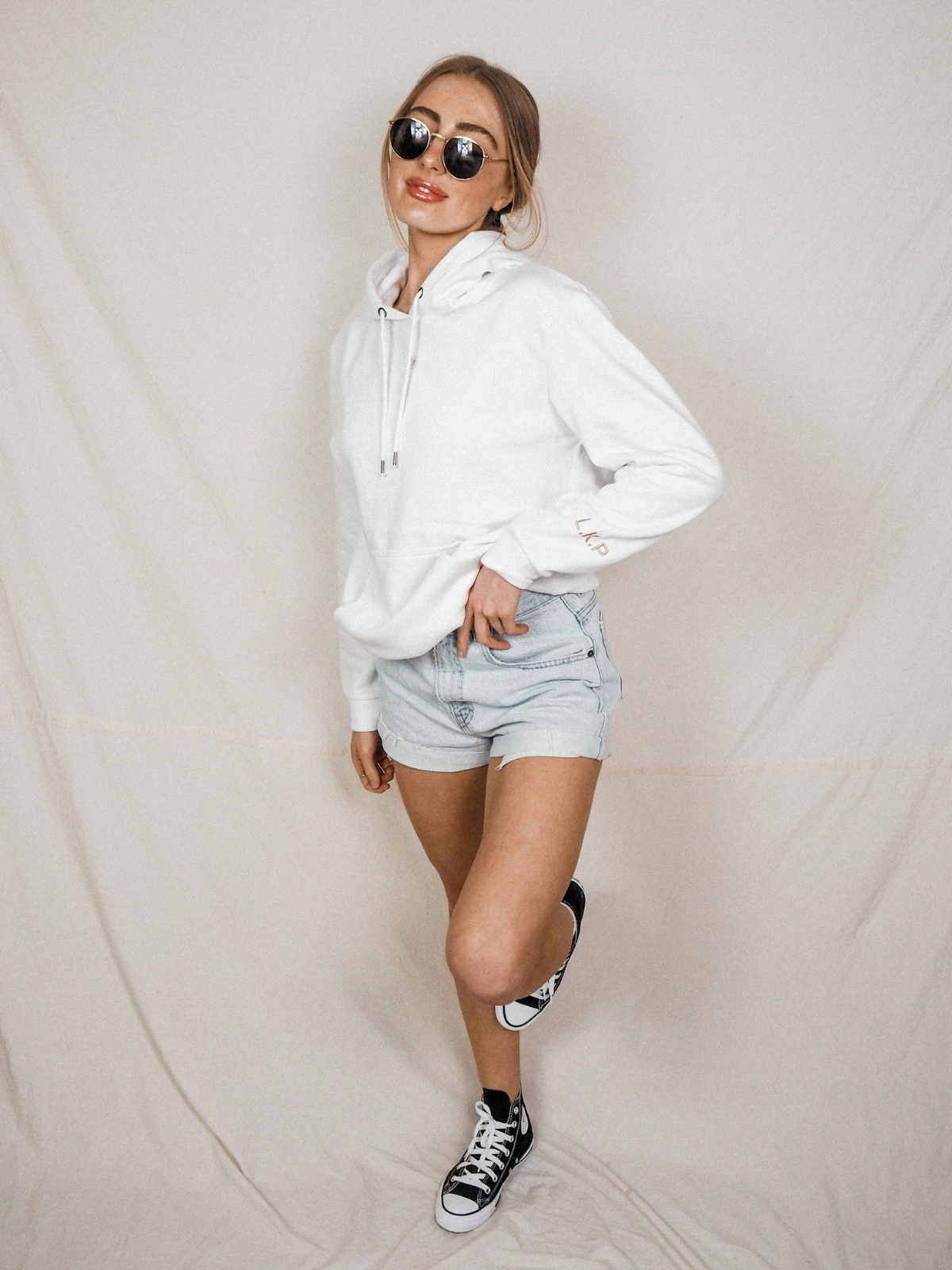 Bandicoot like South American style Kris Personalised White Star Hoodie