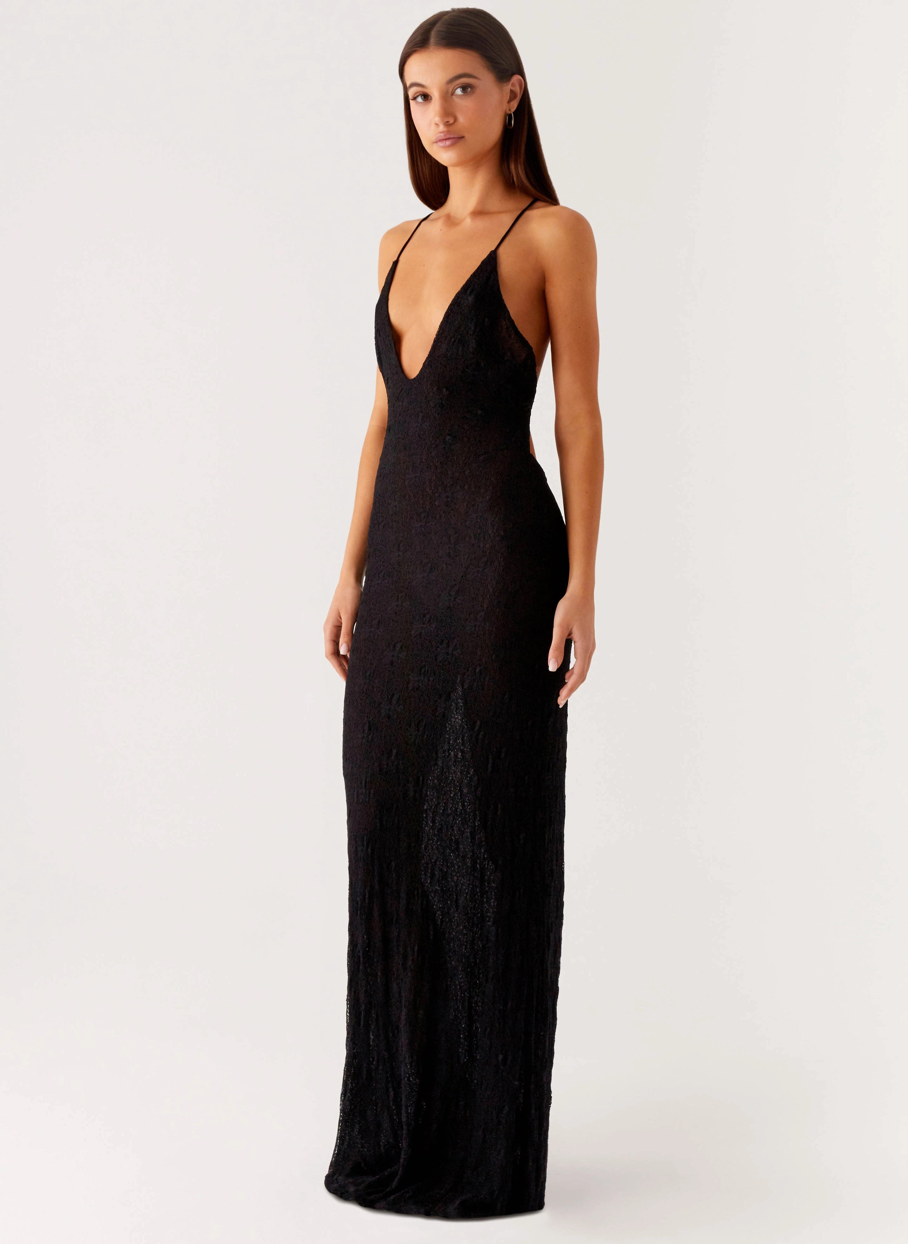 Kylia Maxi Dress - Black Relaxed Mood