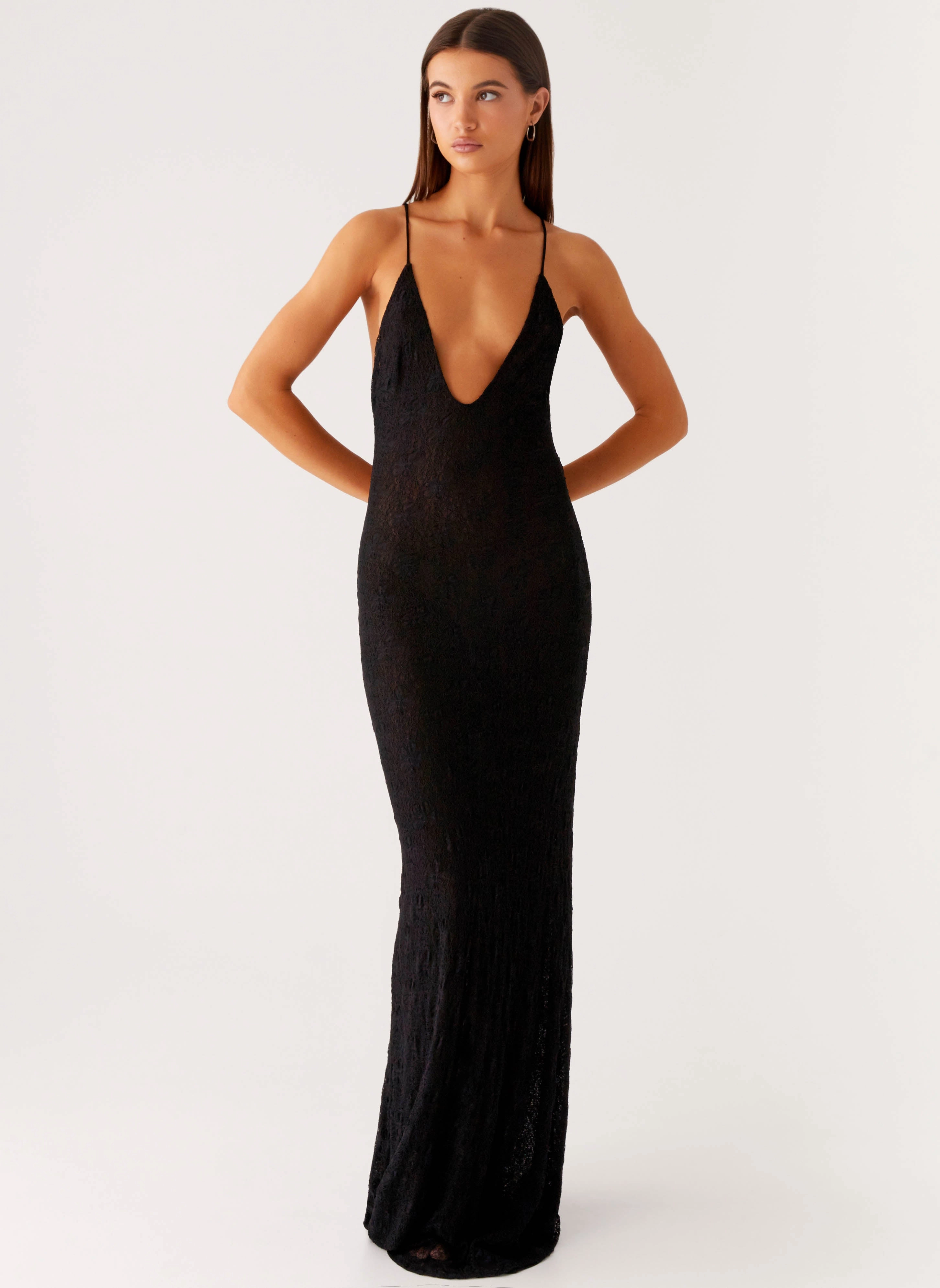 Soft Silhouette Kylia Maxi Dress - Black
