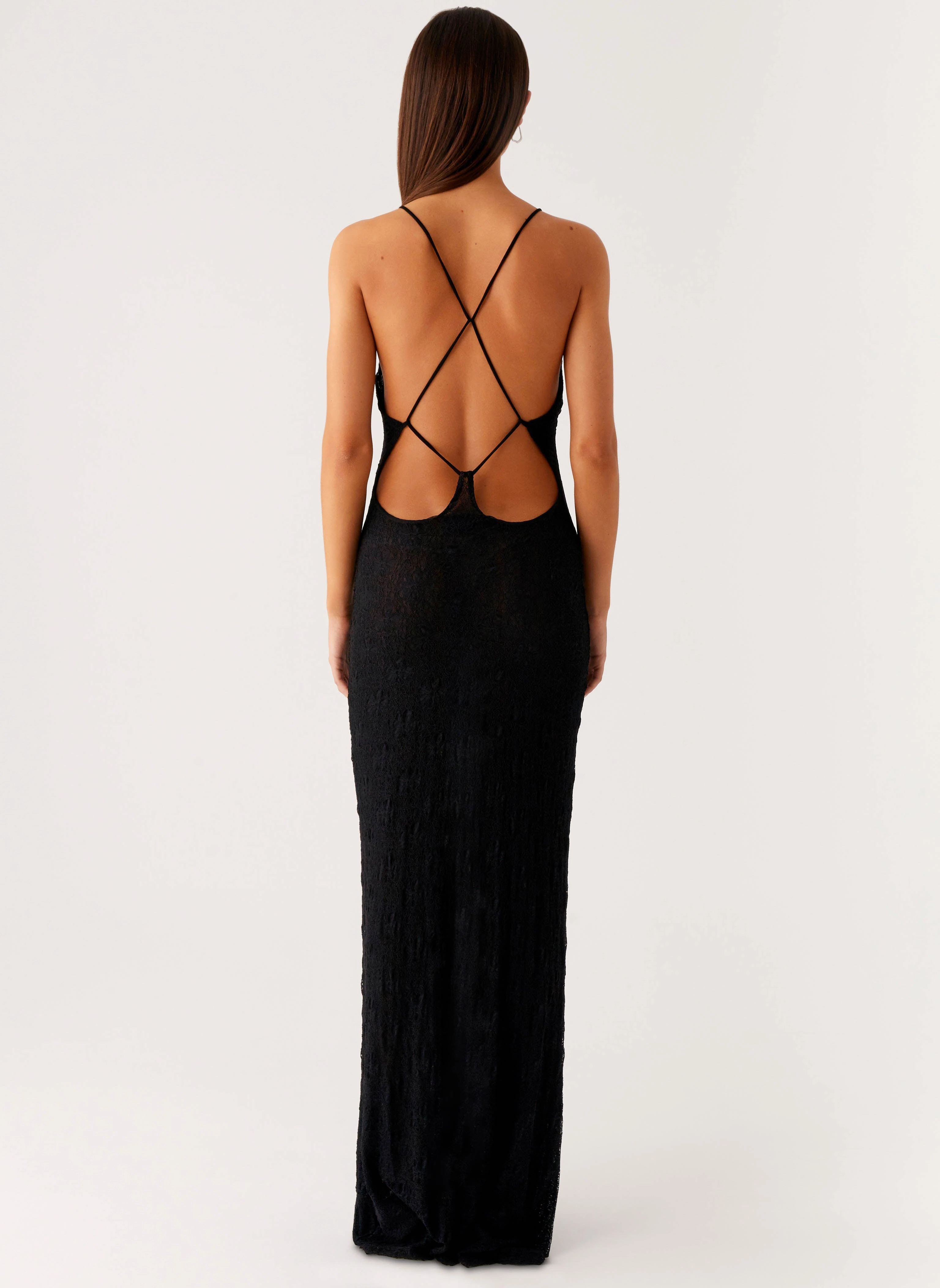 Kylia Maxi Dress - Black Essential Layer Versatile-Style