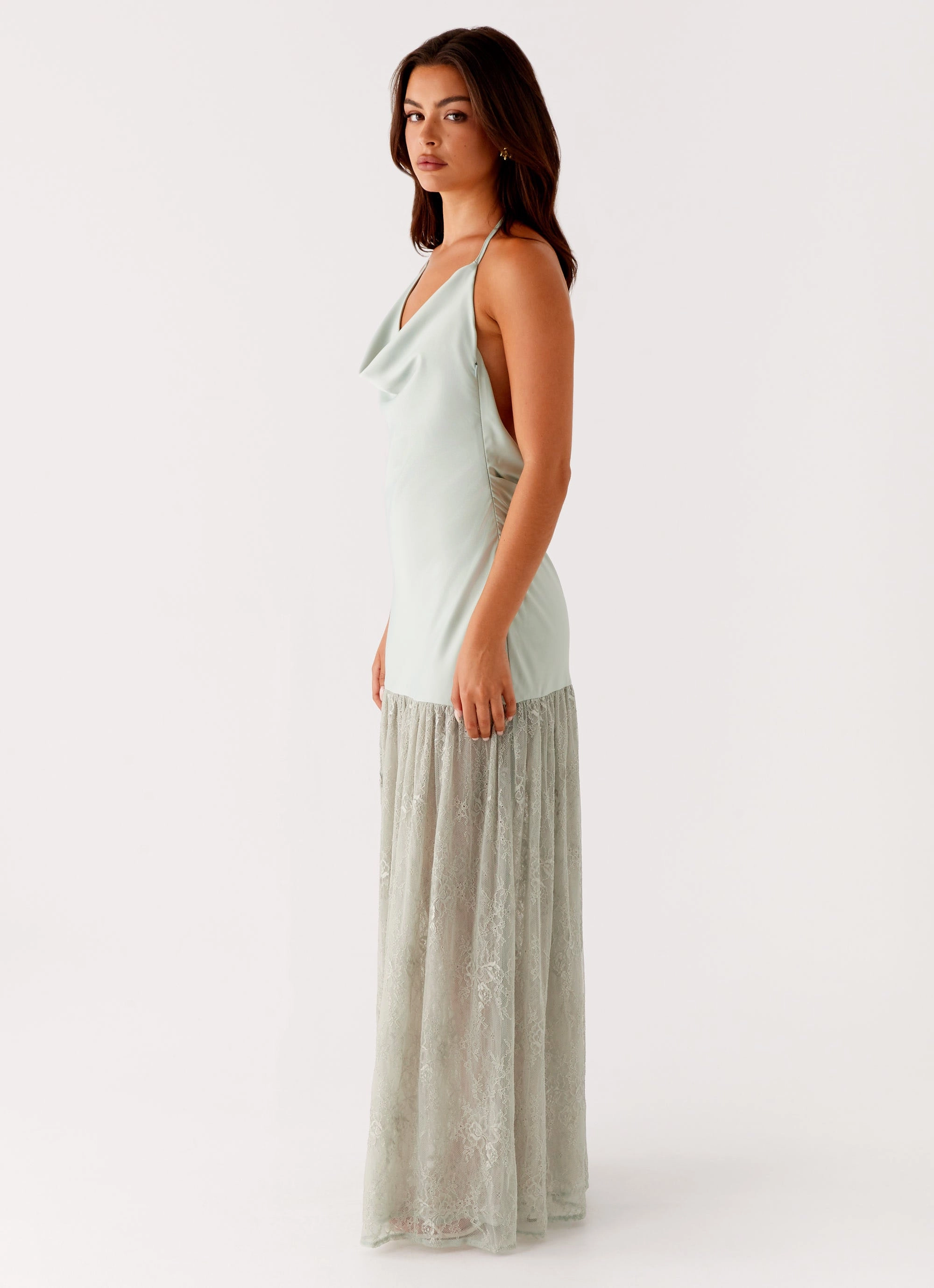 QuickReleaseClasp Tiered-Skirt Kylie Maxi Dress - Sage