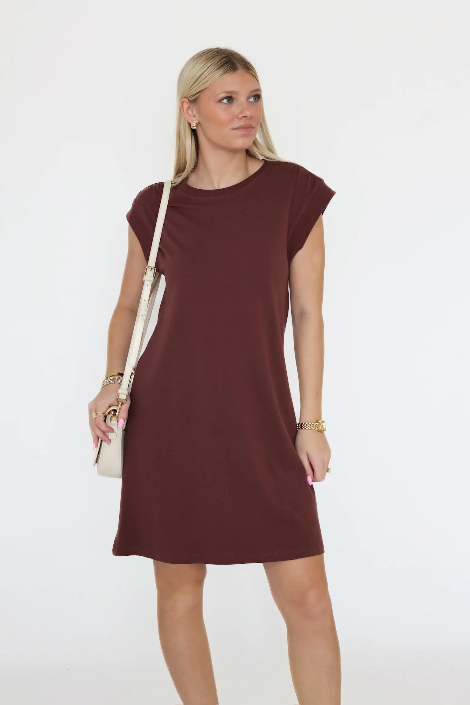 Routine Shift Mini Dress Festive Wear Soft Draping