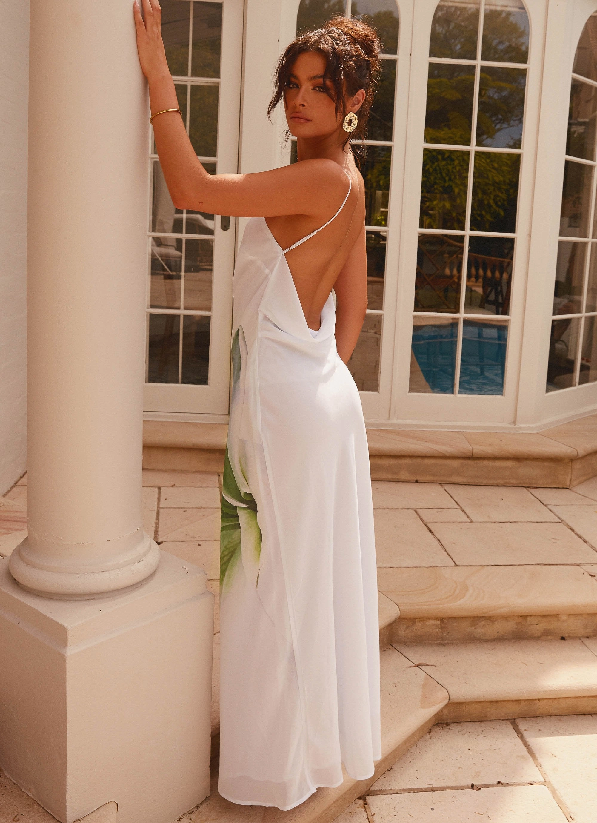 Blossom Hearts Maxi Dress - Dahlia Ash Polished Style