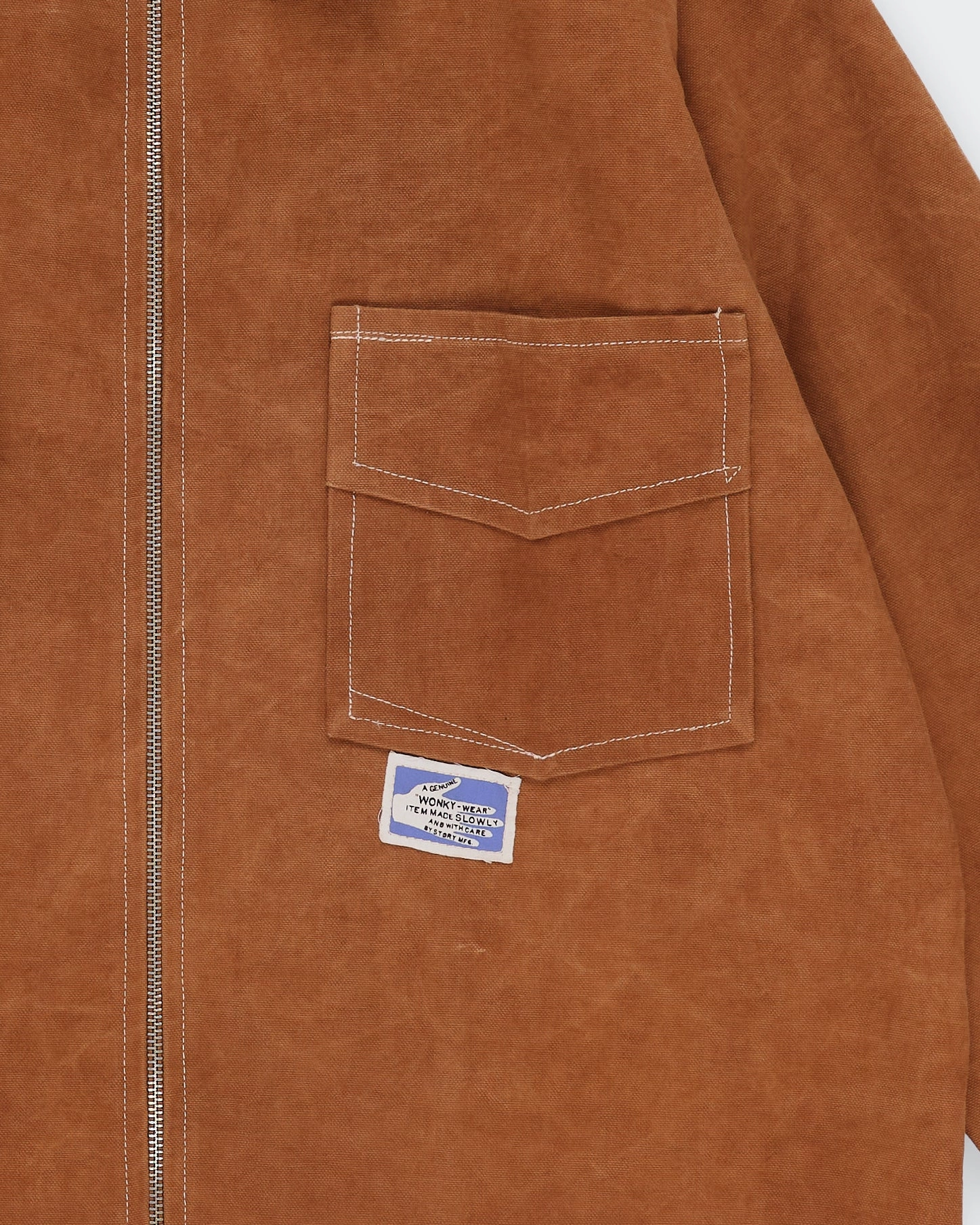 Refined Style Perfectly Tailored 555 Jacket - Brown Wonky-Wear