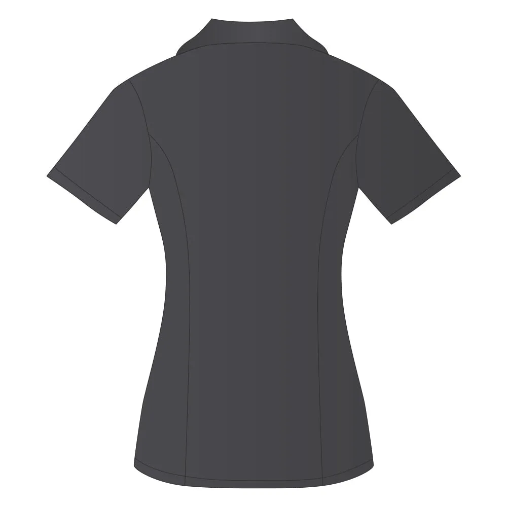 Ladies Everday Short Sleeve Shirt Iron Grey