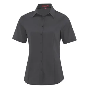 Ladies Everday Short Sleeve Shirt Iron Grey