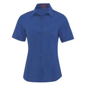 Ladies Everday Short Sleeve Shirt True Royal