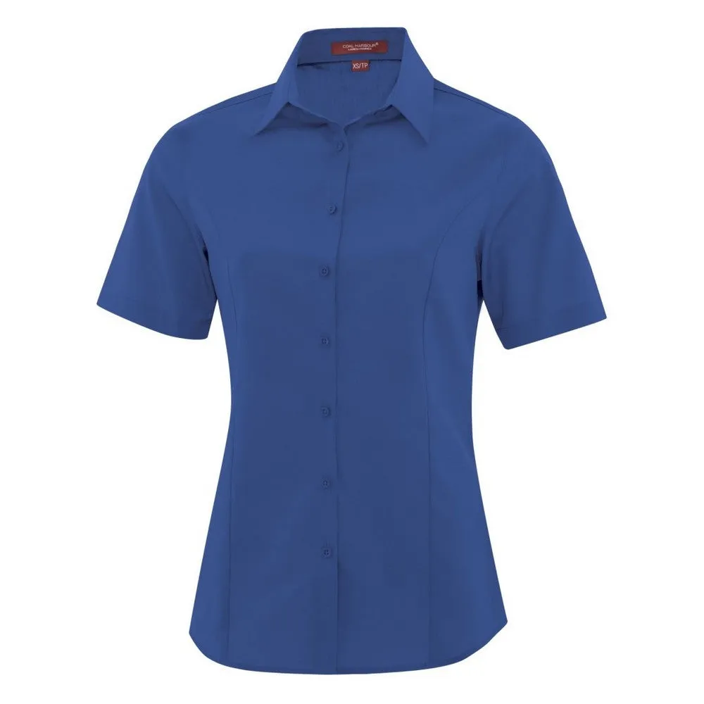Ladies Everday Short Sleeve Shirt True Royal