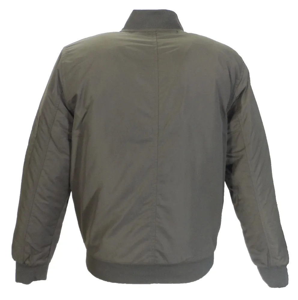 Lambretta Logo Olive Green MA-1 Bomber Jacket