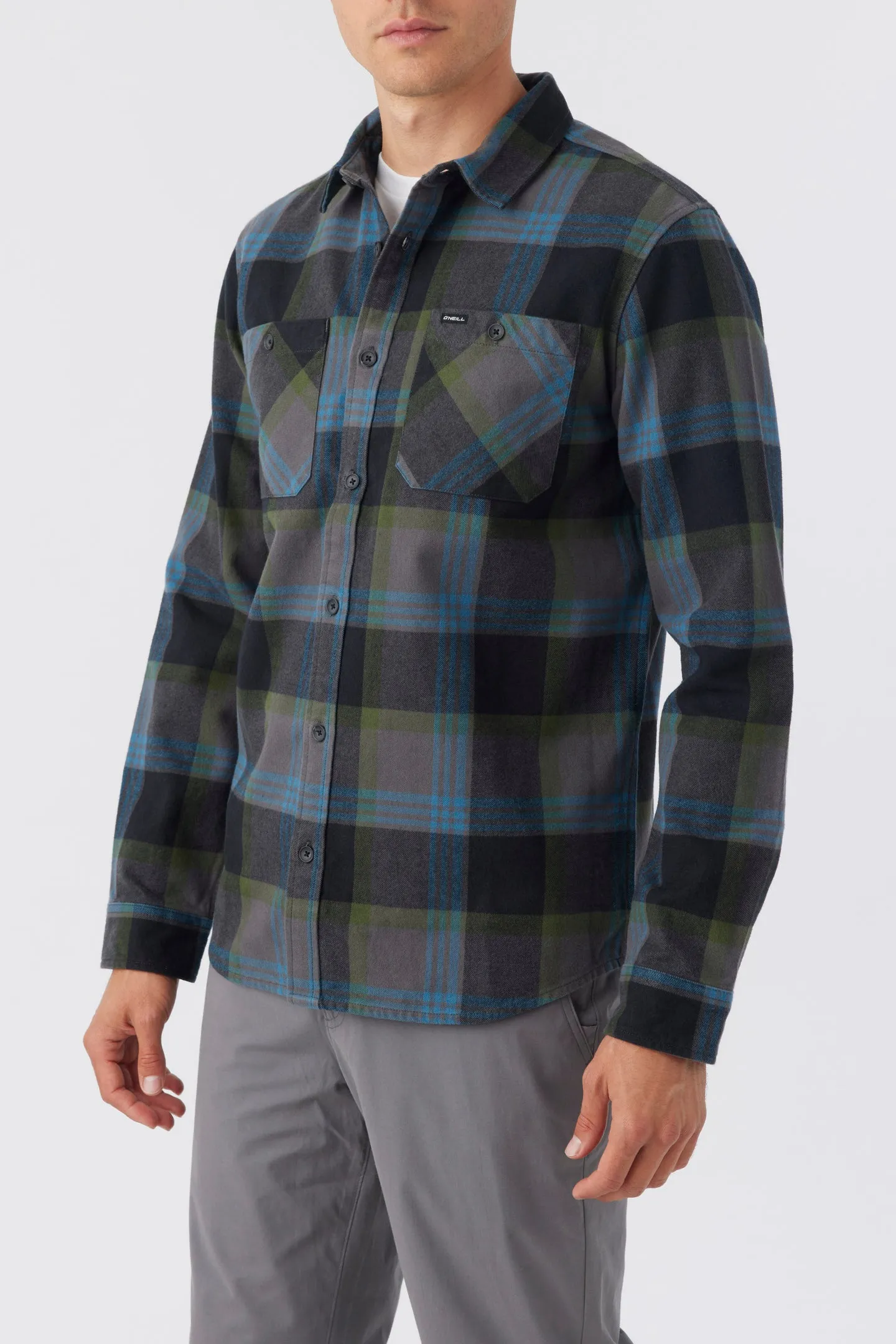 LANDMARKED FLANNEL LONG SLEEVE SHIRT