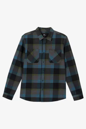 LANDMARKED FLANNEL LONG SLEEVE SHIRT