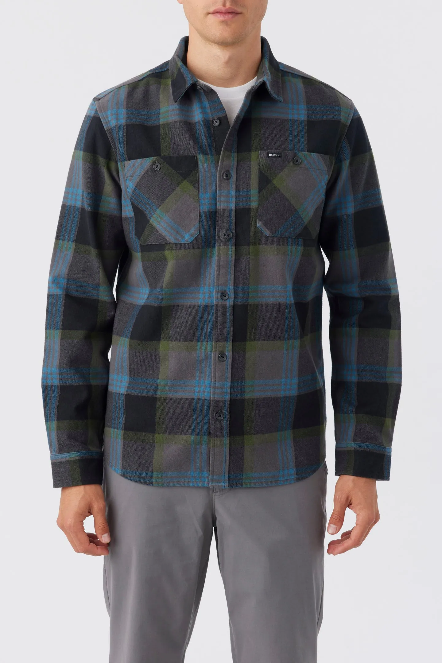 LANDMARKED FLANNEL LONG SLEEVE SHIRT