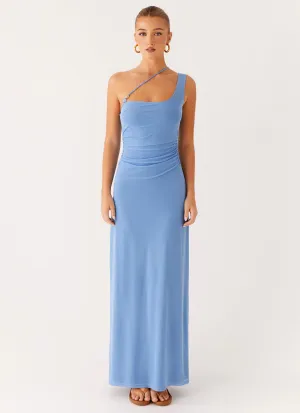 Basic essential Larisa Maxi Dress - Cornflower Blue