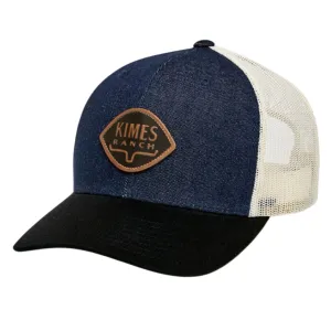 Lark Denim Trucker Cap by Kimes Ranch S22-122004