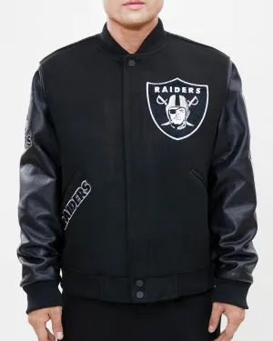 Las Vegas Raiders Logo Varsity Jacket