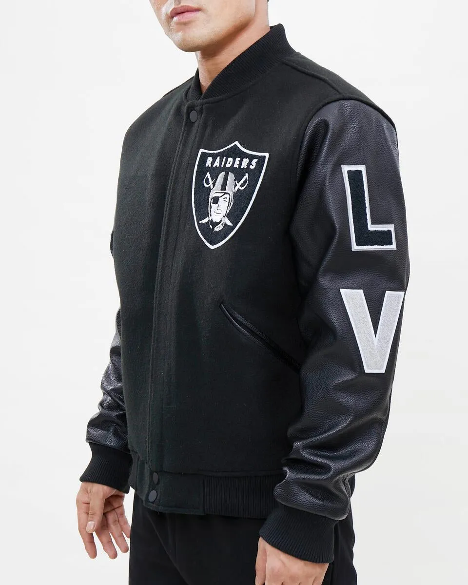 Las Vegas Raiders Logo Varsity Jacket