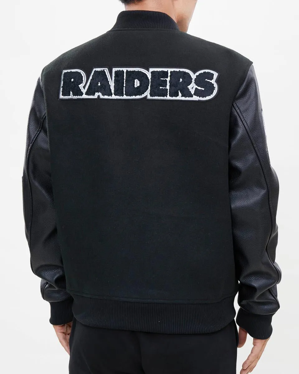 Las Vegas Raiders Logo Varsity Jacket