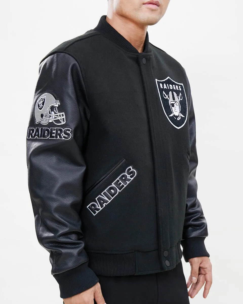 Las Vegas Raiders Logo Varsity Jacket