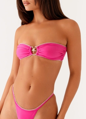 Lively Colors Laurel Bikini Top - Fuchsia