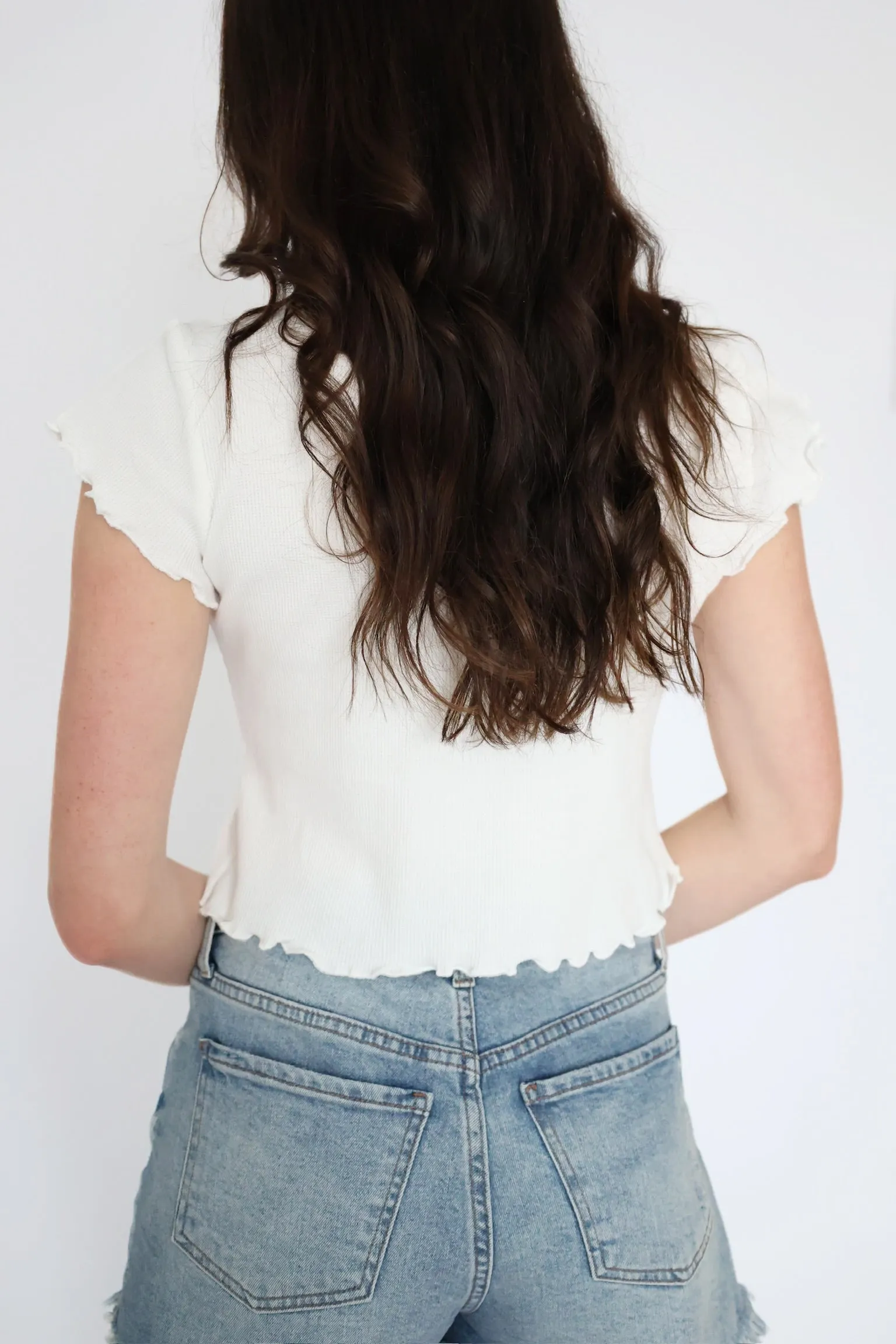 MeshLining Lauren Ribbed Tee