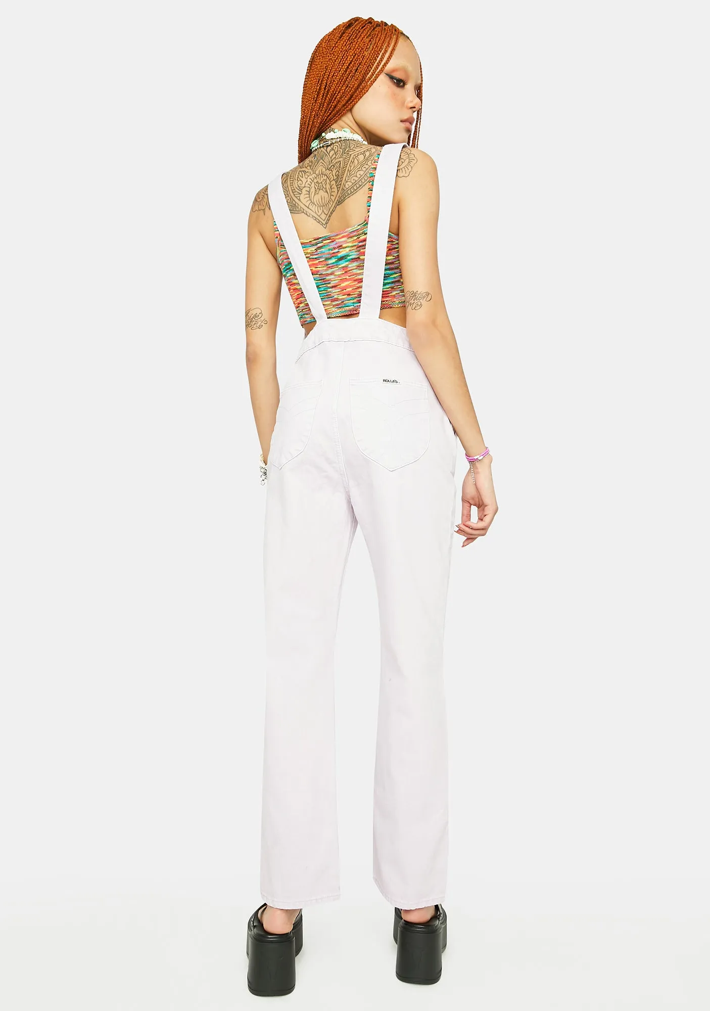 Lavender Original Denim Overalls