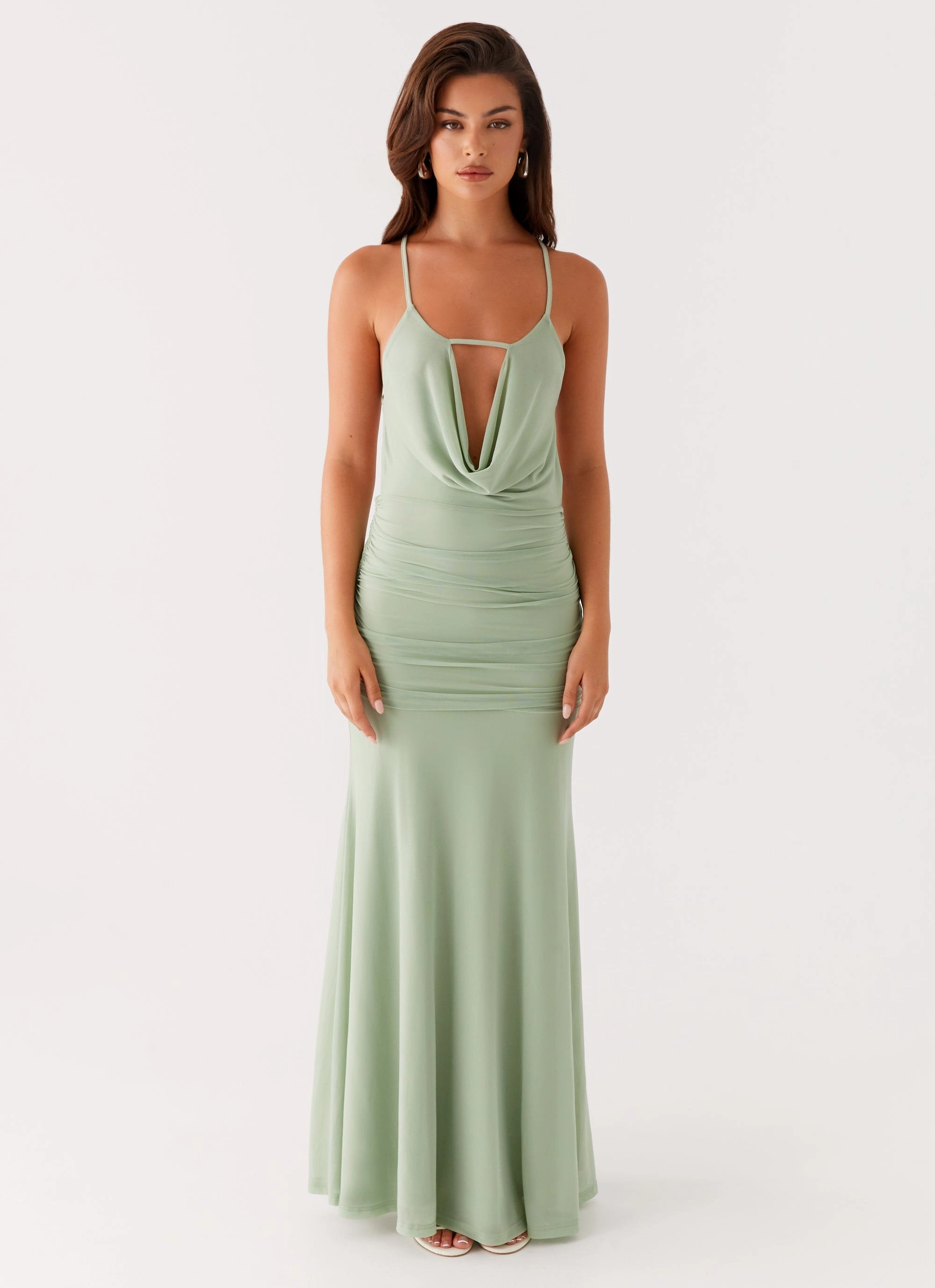 Relaxed Fit Norah Maxi Dress - Sage