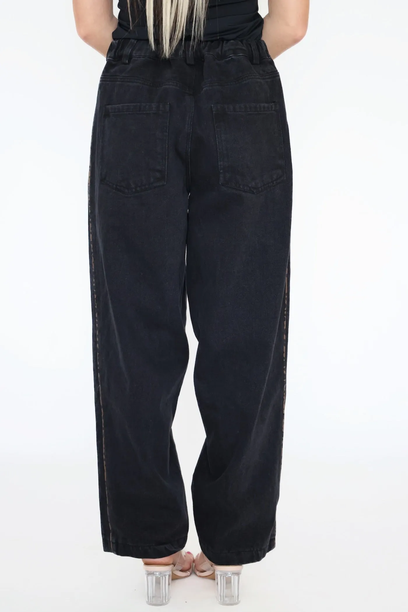Robin Barrel Jeans Tight Fit Soft Waistband