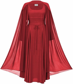 Leia Maxi Limited Edition Poppy Red Youthful Mood Matte Fabric