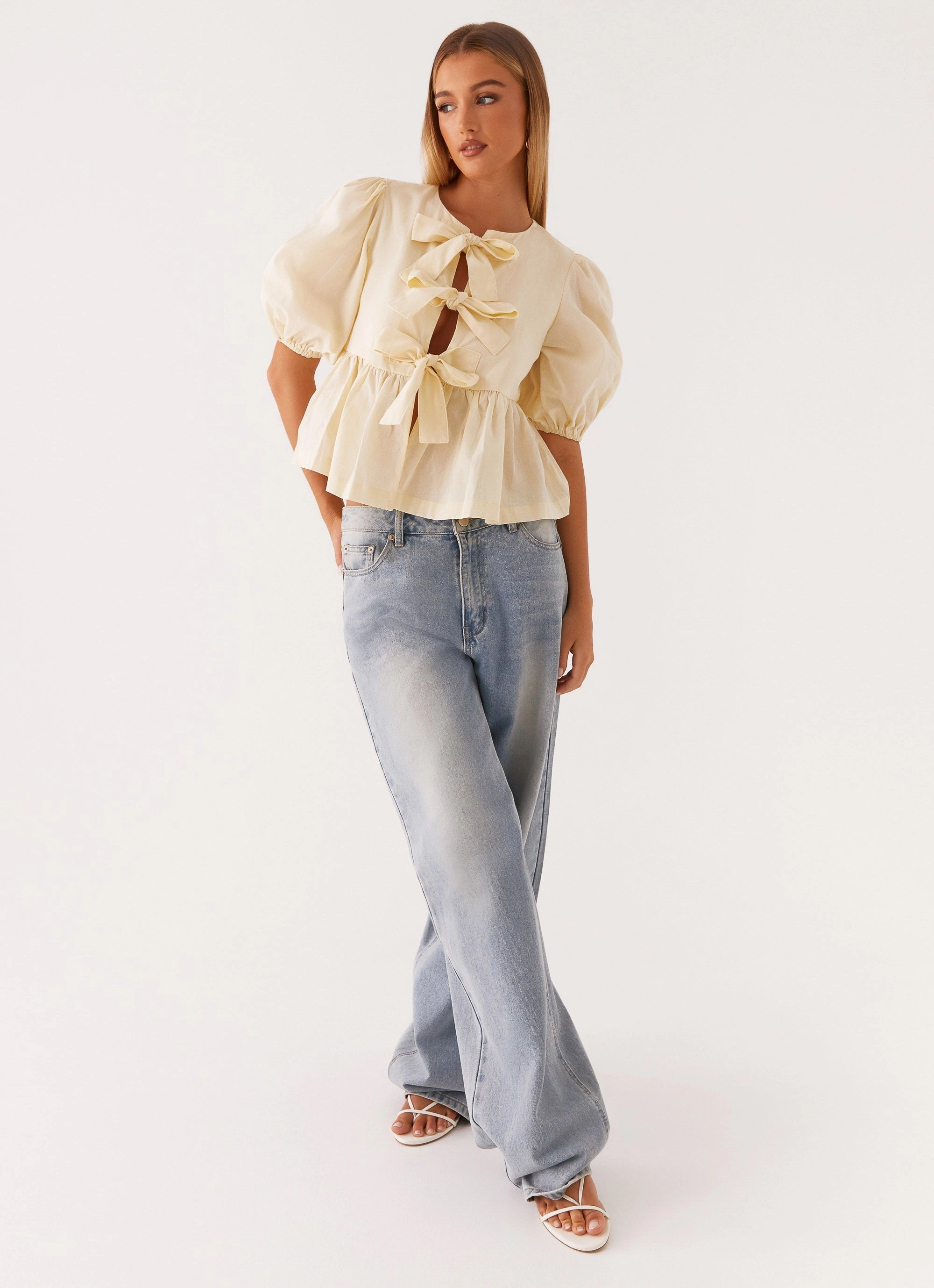 Western Wind Tie Top - Yellow LightweightDesign