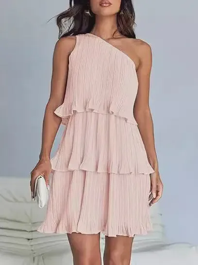 Leah One Shoulder Dress (FINAL SALE) Calm Beauty