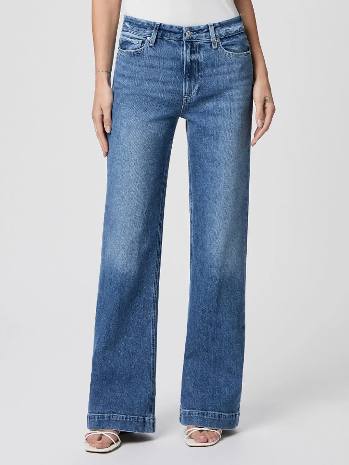 Leenah Volar Distressed Straight Jeans