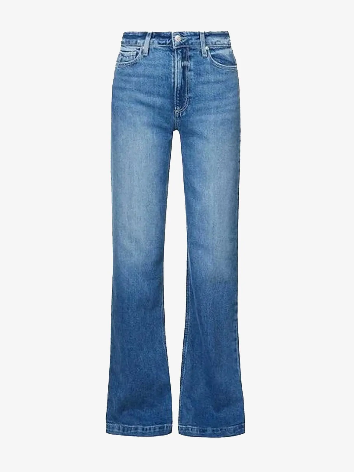 Leenah Volar Distressed Straight Jeans