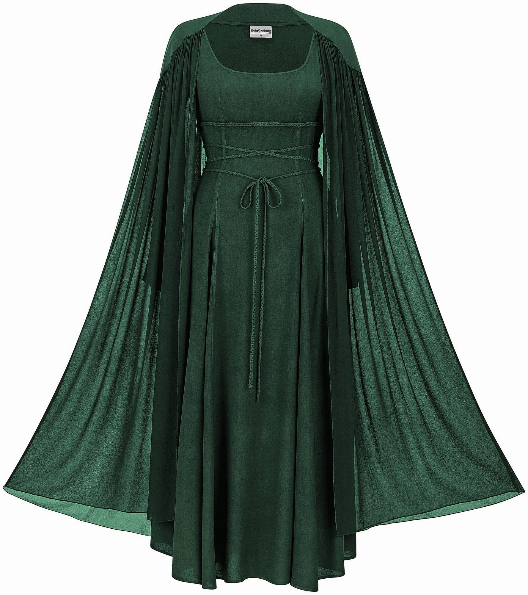 Bishop-Sleeve Embroidered-Sleeve Leia Maxi Limited Edition
