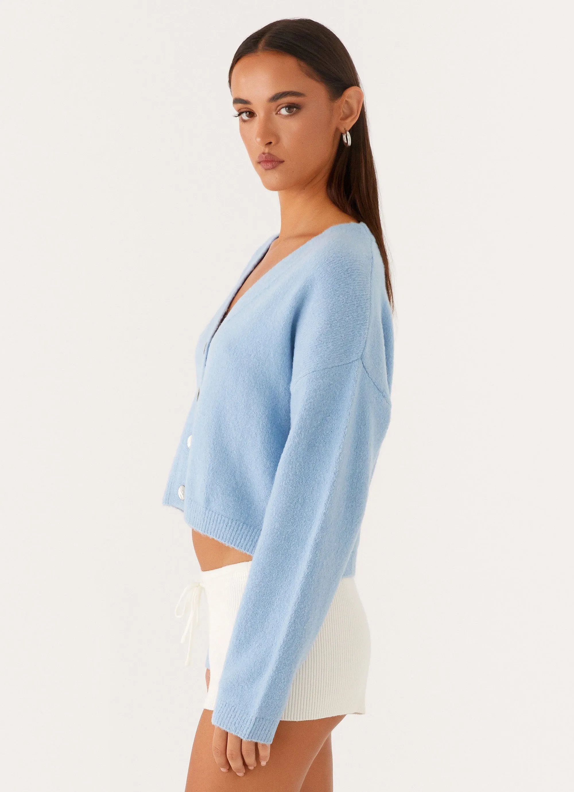 Biodegradable Fiber Bluesign Approved Material Lenka Oversized Cardigan - Blue