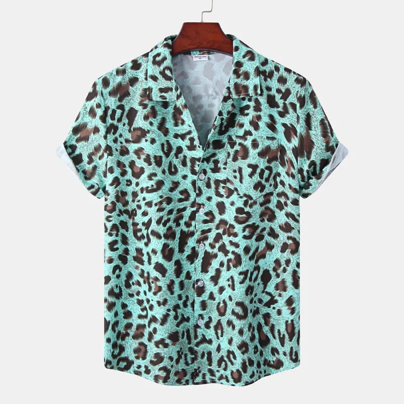Leopard Print Hawaiian Shirt