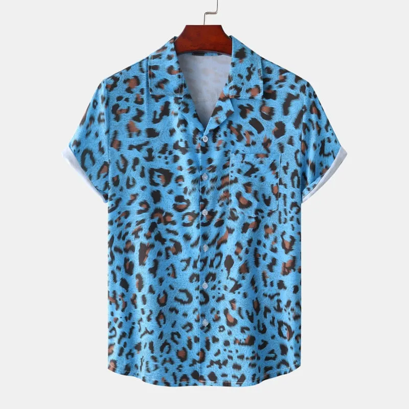 Leopard Print Hawaiian Shirt