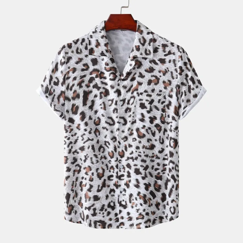 Leopard Print Hawaiian Shirt