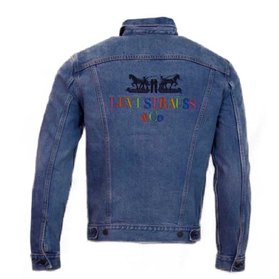 Levi's Men's Denim Jean Jacket Premium Trucker Style Long Sleeve Button Up Coat