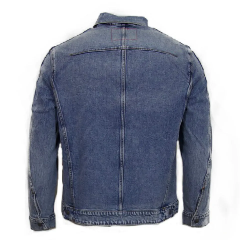 Levi's Men's Denim Jean Jacket Premium Trucker Style Long Sleeve Button Up Coat