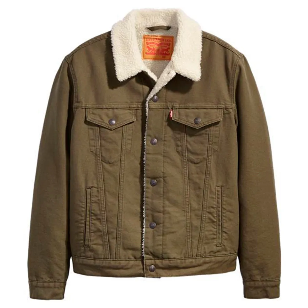Levi's Men's Jacket Denim Sherpa Lined Insulated Trucker Denim Jacket 16365