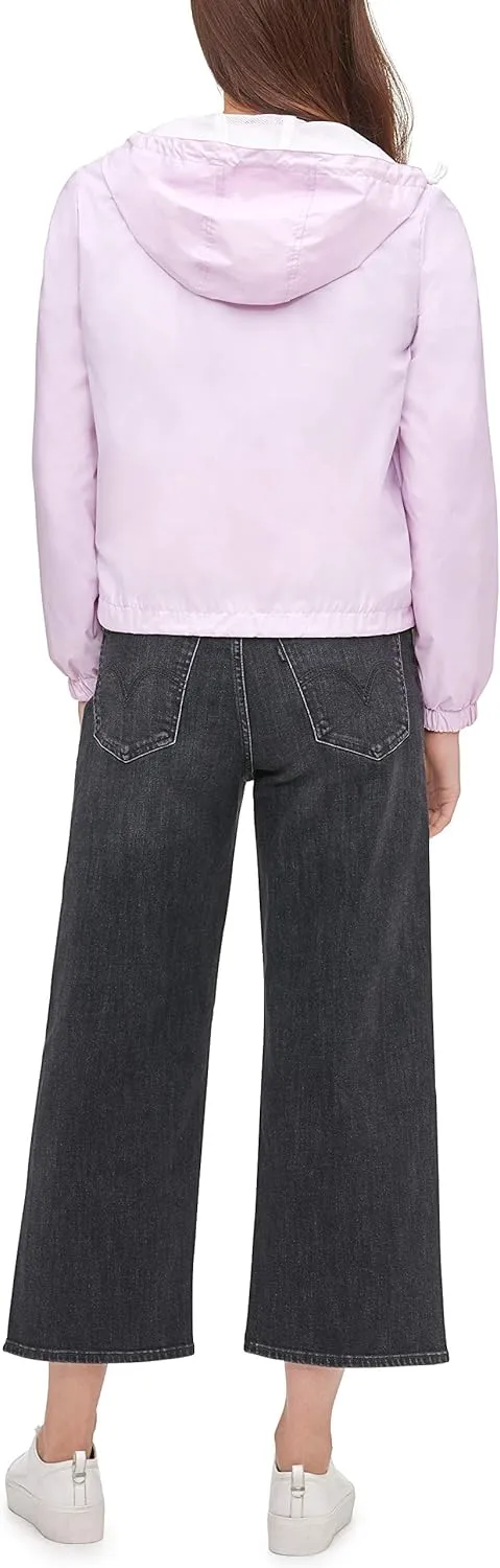 Levi's Women's Retro Hooded Rain Windbreaker Jacket (Standard & Plus Sizes)