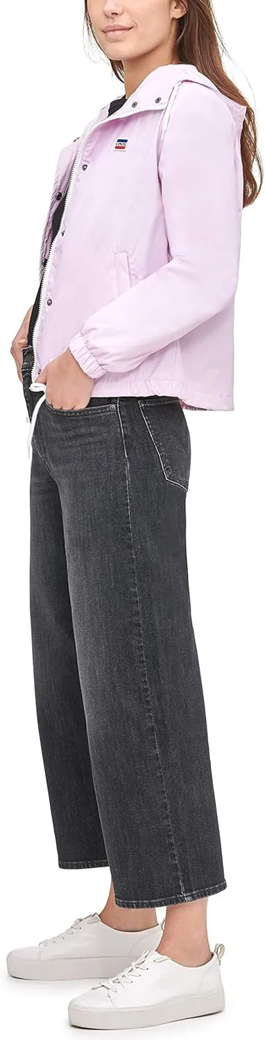 Levi's Women's Retro Hooded Rain Windbreaker Jacket (Standard & Plus Sizes)