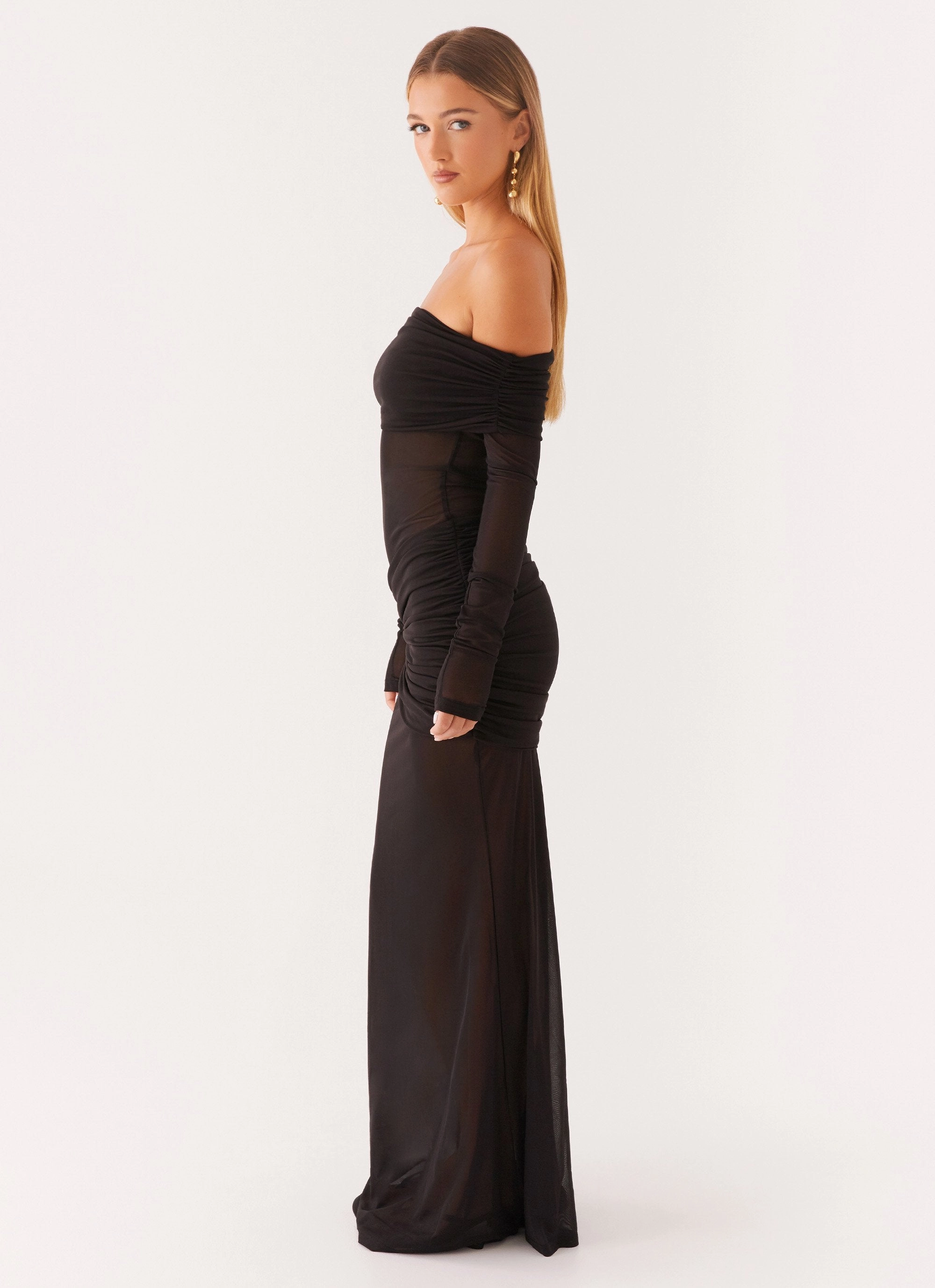 Liberty Maxi Dress - Black Day Outfit