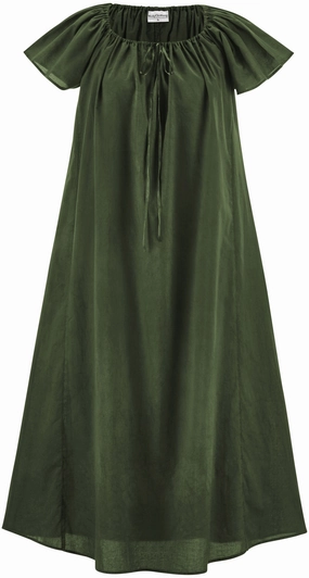 Comfortable and Chic Liesl Chemise Limited Edition Moss Green