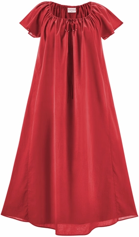 Liesl Chemise Limited Edition Poppy Red Flattering Silhouette Wear
