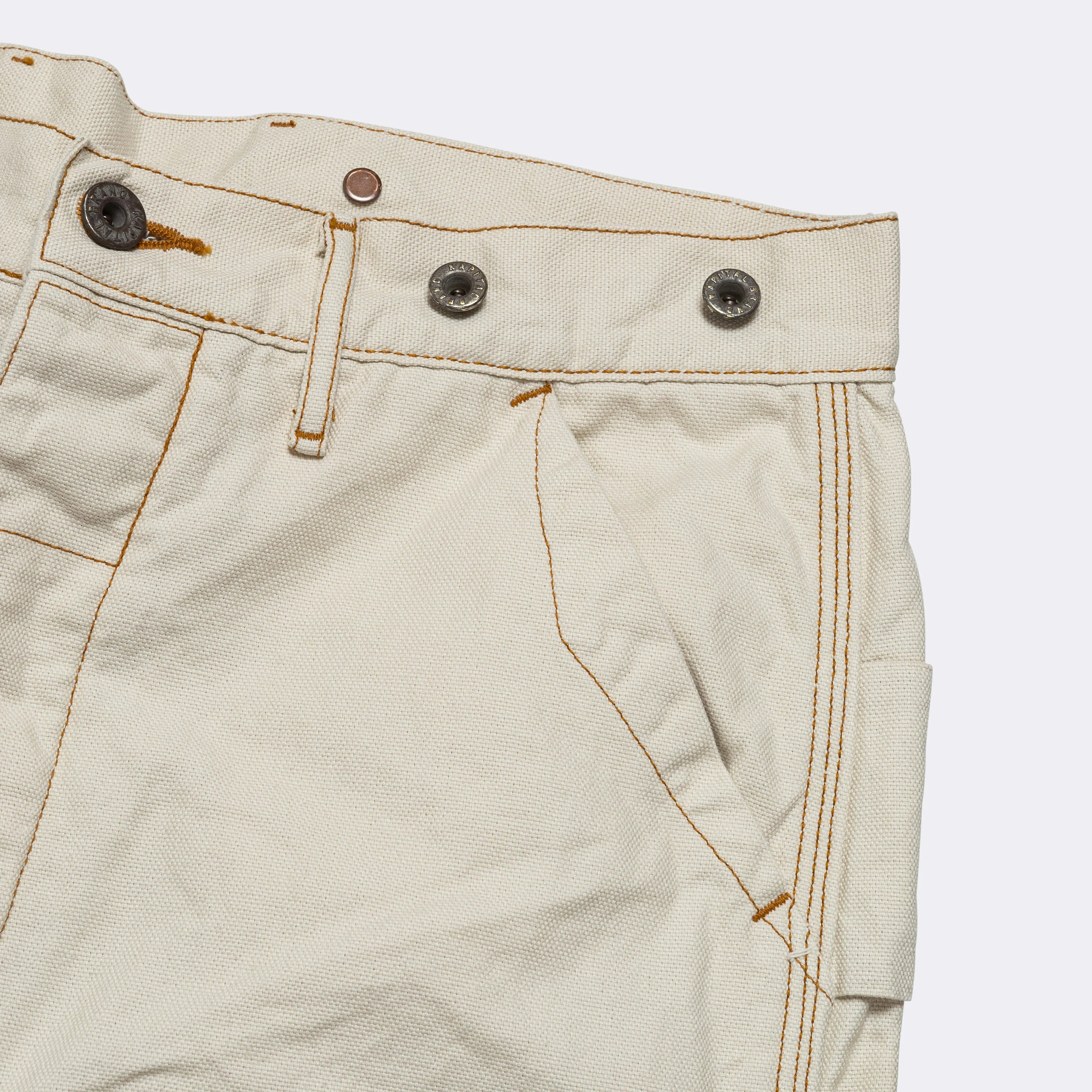 Light Canvas LUMBER Pants - Ecru