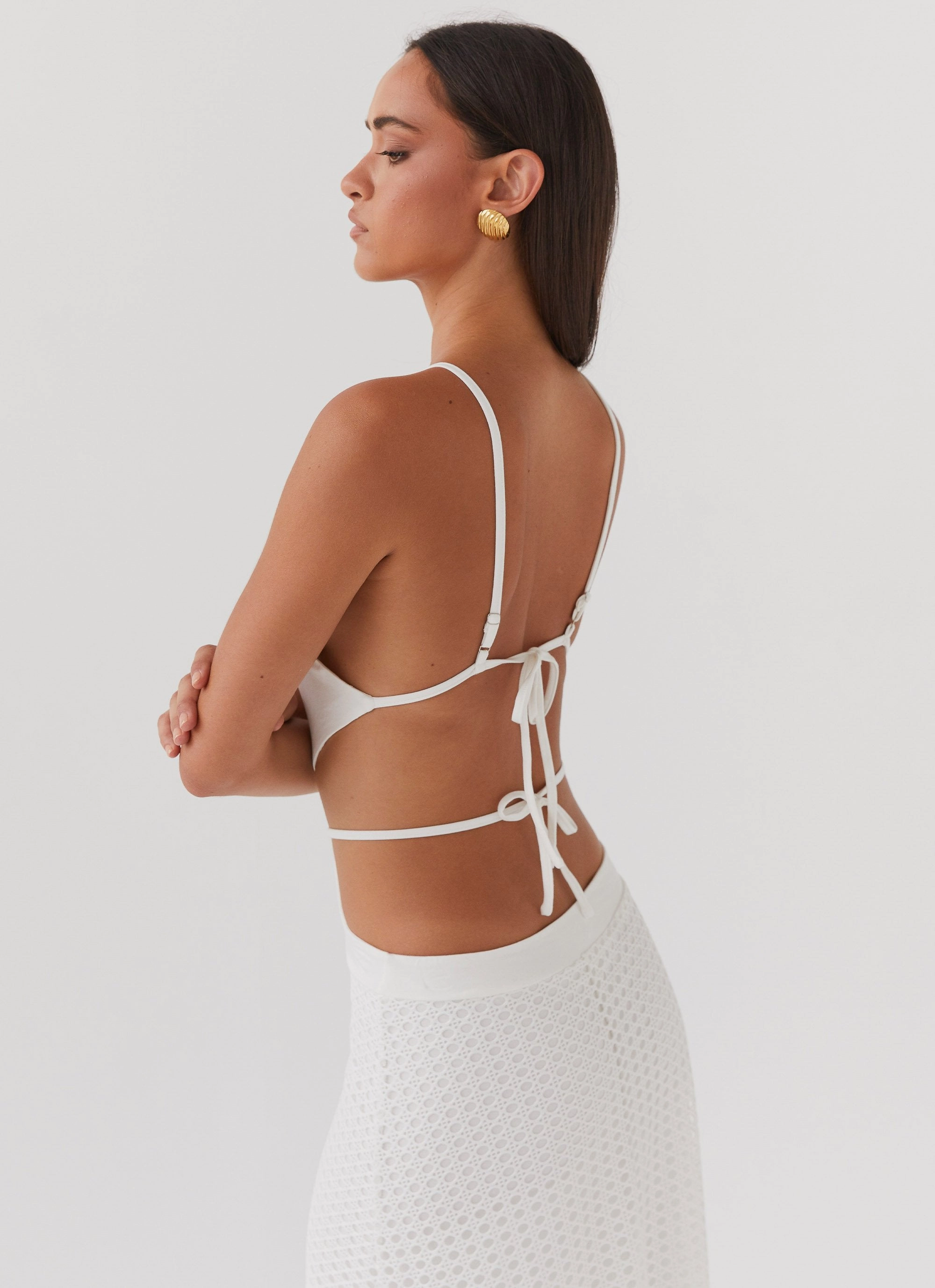 Mood Booster Enchanted Melodies Maxi Dress - White