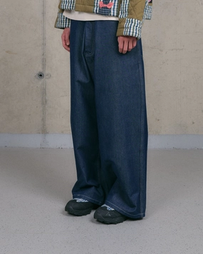 Home Jeans - Dark Denim Wonky-Wear Subtle Glow